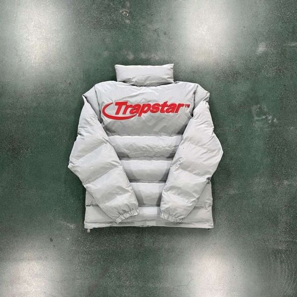 

trapstar parker coats men women puffer jackets designer down jacket embroidered zipper trench coats men's hip hop sweatshirt winter goo, Black
