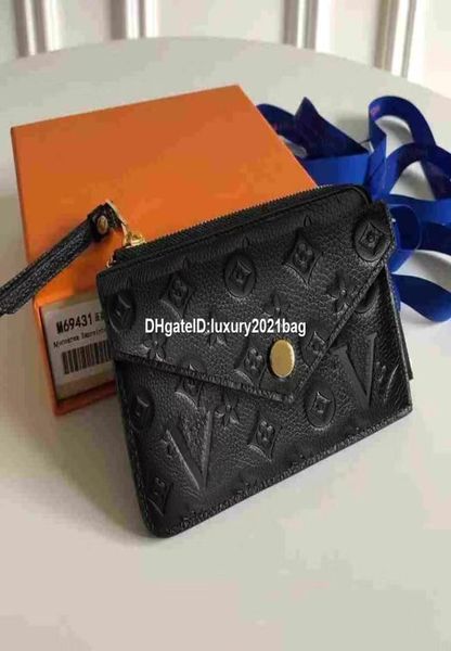 

m69431 purse wallet card holder recto verso designer fashion womens mini zippy organizer wallets coin purse bag belt charm key pou7559663, Red;black