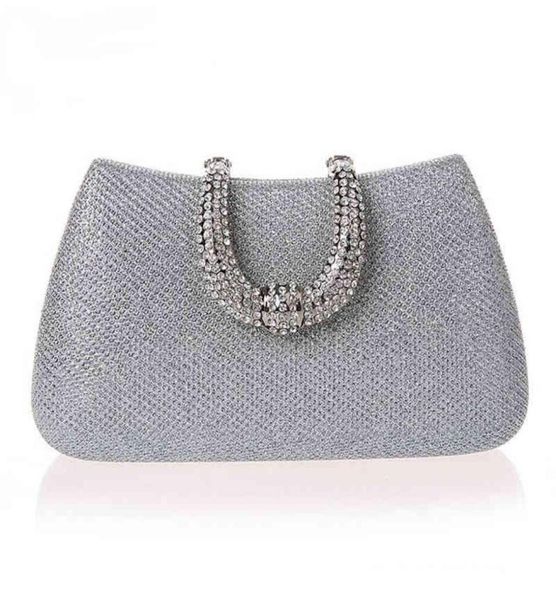 

nxy evening bags luxy moon women crystal u diamond clasp clutch bags glitter silver evening gold party purse woman handbag 2202107281213
