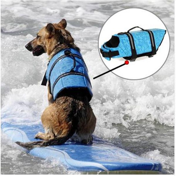 

new design pet dog save life jacket safety clothes life vest outward saver swimming preserver dog clothes swimwear225p