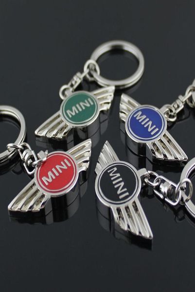 

car pendant alloy car keyring keychain key chain auto key ring holder for mini cooper countryman cabrio jcw clubman r50 r53 r569746554, Silver