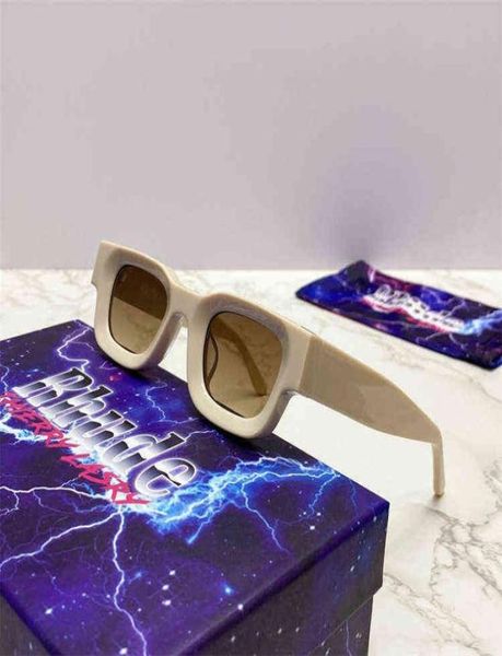 

brand designer luxury sunglasses fashion for men women ins net red small square in the same jelly color sun glasses retro 004995221, White;black