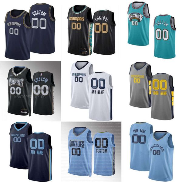 

custom men women youth steven adams 4 santi aldama 7 brandon clarke 15 luke kennard 10 john konchar 46 basketball jersey, Black;red