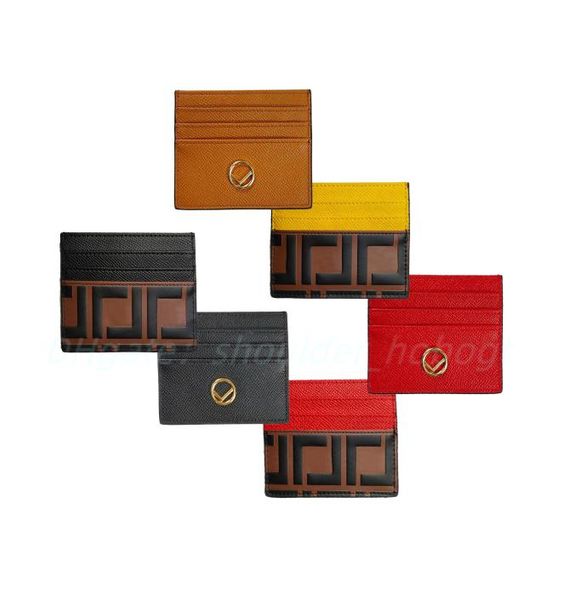 

luxury designer card holders wallet purses women genuine leather pocket organizer card case keychain key pouch mens w4198915, Brown;gray