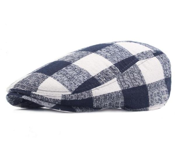 

men039s cap peaky blinders berets hat golf driving sun flat cotton gatsby vy summer cabbie sboy 20213385542, Blue;gray