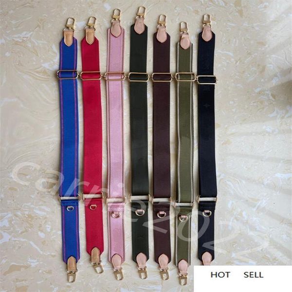 

accessories shoulder straps for 3 piece set old flower women crossbody bag canvas parts strap 6 colors pink black green blue 2448