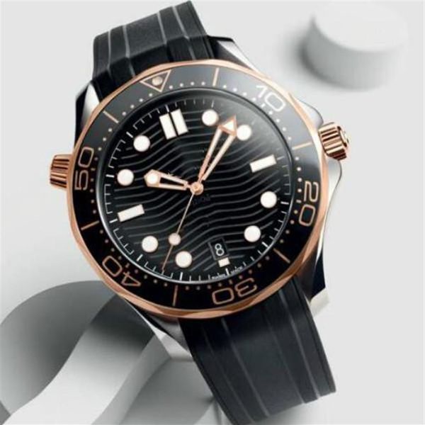 

s mens watches for men professional sea diver watch automatic movement 42mm ceramic bezel master waterproof watches270e, Slivery;brown
