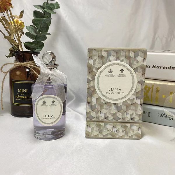

Women Perfumes Luna Famous Female Spray Cologne 100ML EDT Luxury Natural Ladies Long Lasting pleasant Fragrances For Gift 3.4 FL.OZ AU DE TOILETTE Charming Scent