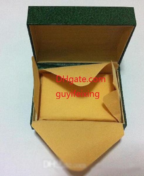 

brand luxury mens watch green original box 116610 116660 126334 inner outer watch box papers booklet card women wristwatches boxes3862221, Black;blue