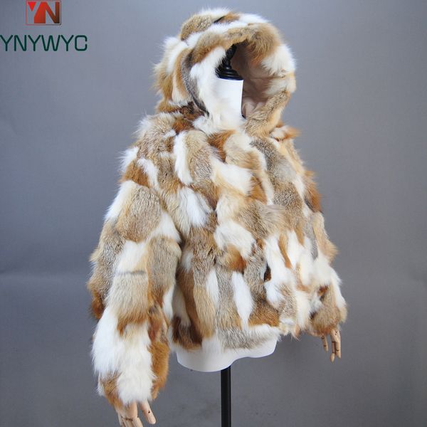 

womens fur faux fashion natural coat sleeve real raccoon winter women silver fed 230904, Black