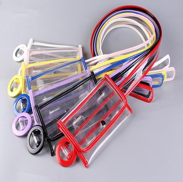 

clear fashion beach belt fanny packs female summer new 2020 pvc waist bags women ladies girls transparent jelly chest handbags4077126