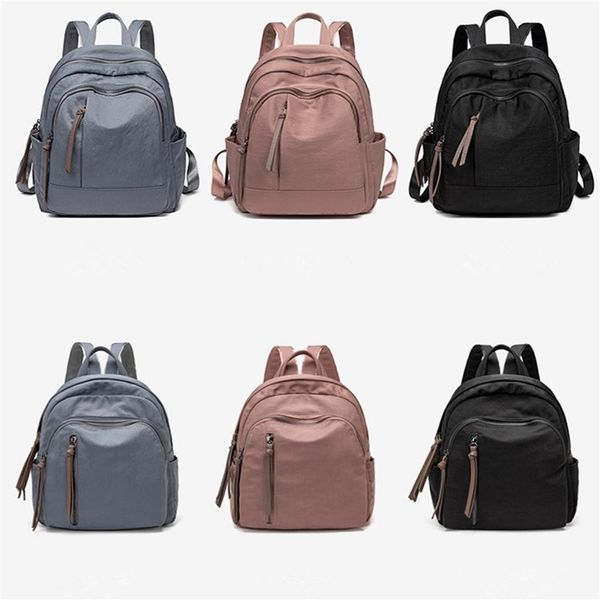 

summer bag new street trend oxford cloth bags women's fashion tassel anti-theft backpack designer bag219w