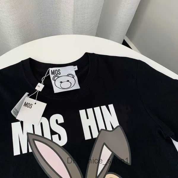 

moschino shirt sunmmer womens mens designers t shirts fashion letter printing short sleeve lady tees luxurys casual clothes clothing 1 8yif, White
