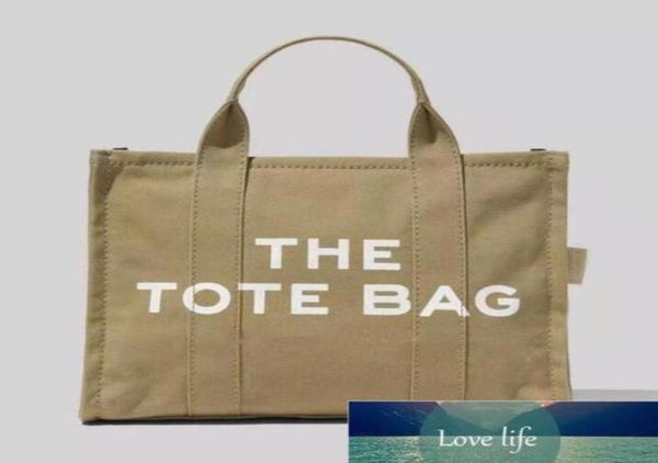 

simple women shoulder bags classic canvas large tote bag cloth shopper for letter printing crossbody handbag1689895