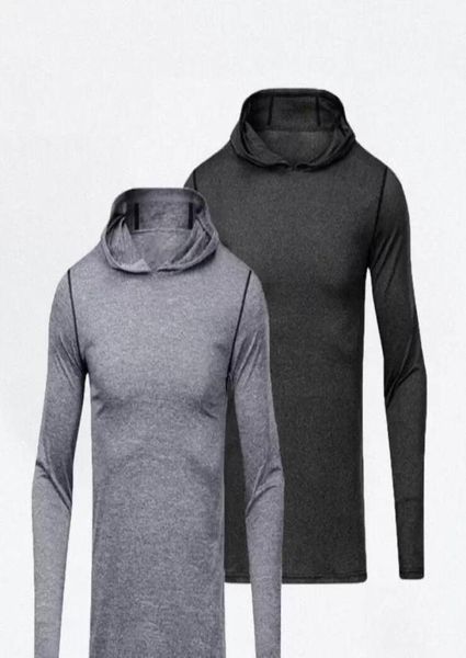 

2027 sweatshirt mens t shirts hoodies yoga hoodie sports gym wear align elastic fitness tights workout men lemens e7ae3740532
