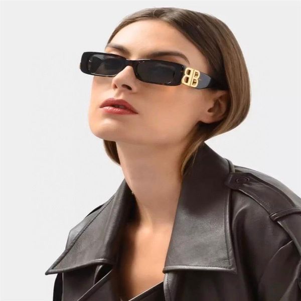 

luxury designer square rectangle sunglasses men women vintage shades driving polarized sunglass male sun glasses fashion metal2544, White;black