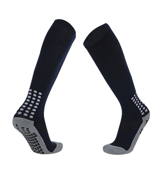 

particle glue nonslip shockabsorbing football socks for children over knee long tube towel sole antiwear thick soccer soc4349629, Black