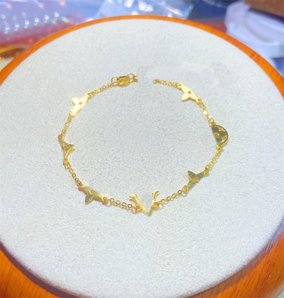 

fashion bracelets designer for women chain love braceletes jewelry pulsera wedding party luxurious classic letters diamond plated 8436602, Golden;silver