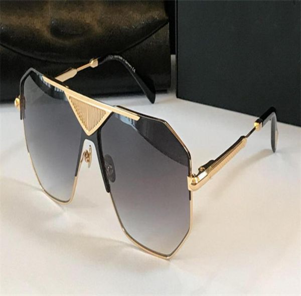 

fashion men glasses design sunglasses the grand k gold pilot frame highend outdoor eyewear with case4608071, White;black