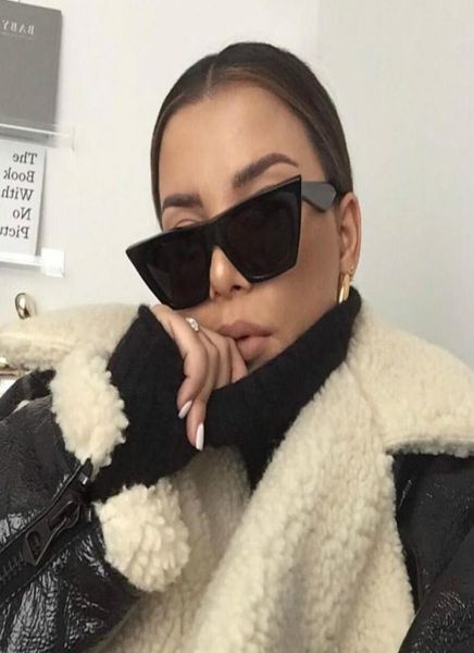 

2020 retro cat eye sunglasses women brand design vintage lady sunglass black okulary sun glasses uv400 lunette soleil femme1092983, White;black