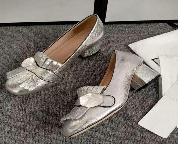 

gold high heeled shoes designer calfskin women039s dress shoes spring and autumn sheet metal boat shoes thick bottom tassel fas8898733, Black
