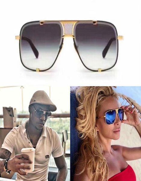 

designer mach five 2087 sunglasses electroplated metal frame fashion show luxury brand men woman sunglasses original box3043112, White;black