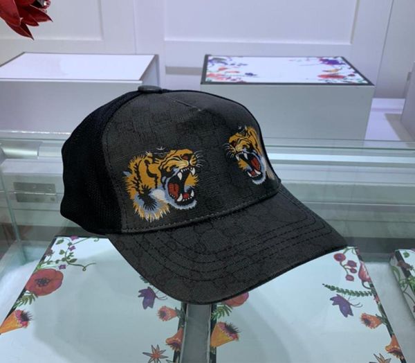 

designers mens baseball caps tiger head hats bee snake embroidered bone men women sun hat sports mesh cap9393573, Blue;gray