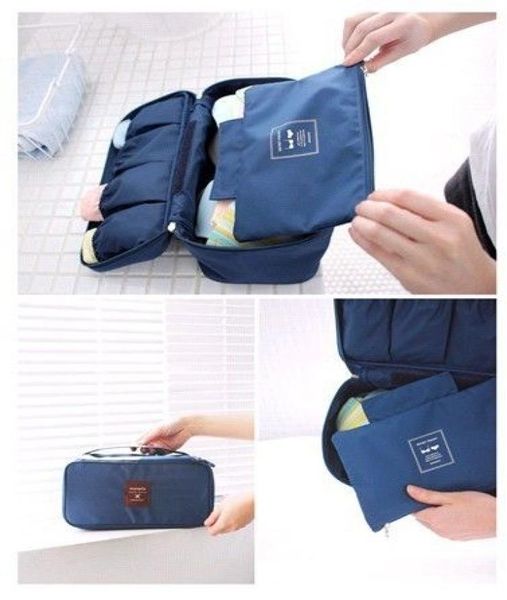 

new portable bra underwear storage box case travel organizer bag 6pcslot 8775649