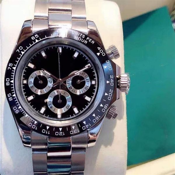 

men watch automatic mechanical movement 116505 40mm black dial rose gold more color stainless steel men's watches187y, Slivery;brown