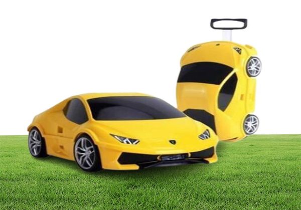 

car suitcase for kids kids rolling luggage suitcase racing car travel luggage wheeled travel trolley suitcase for boys lj2011186045240
