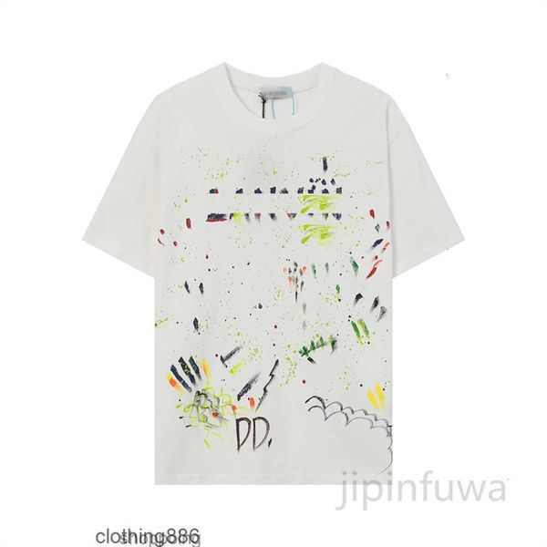 

lanvins short sleeve tees shirts men's t-shirts summer cool designer colorful ink-jet hand-painted usa eu fashion printed high street, White;black