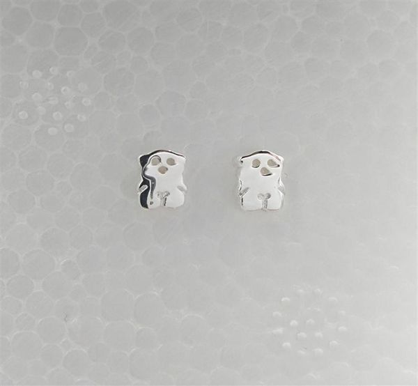 

bear jewelry 925 sterling silver earrings silver sweet dolls earrings fits european jewelry style gift 214833500244o4837444