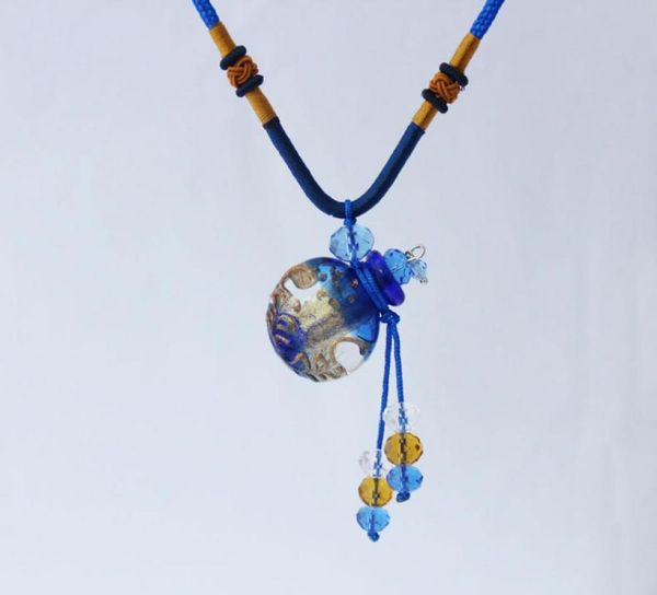 

new diffuser perfume glass essential necklace refillable coloured oil bottle pendant noctilucent necklace gourd 6 colors ne5829004273, Silver