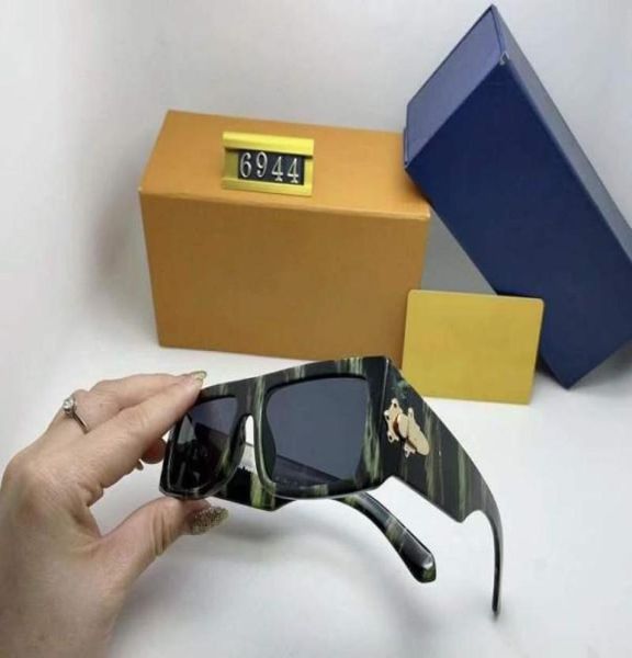 

2022 luxury millionaires 6944 sunglasses black brand new full frame vintage designer sunglasses for millionaires women men shi9689361, White;black