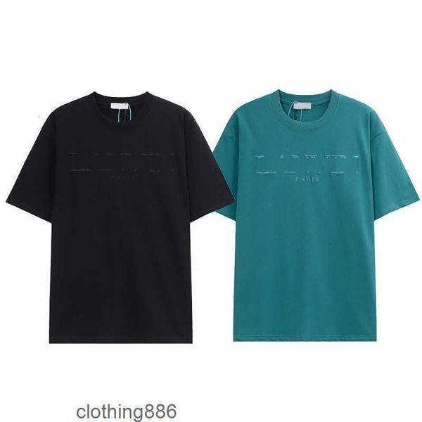 

men t-shirts lanvins designer tshirts women high street cotton tees casual shirts luxurys brand crew neck shorts sleeve clothes 2023 summer, White;black