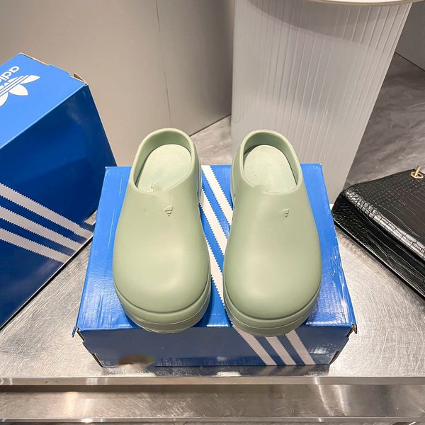 

shoes slippers thick soled raised slippers, chef's shoes, muller shoes, men's and women's sports sandals, Black