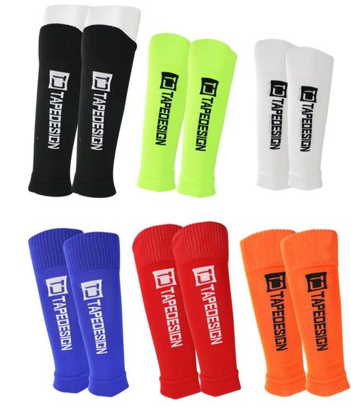 

1 pair sports soccer shin guard pad sleeve sock leg support football compression calf sleeve shinguard for teens children9549176, Black;gray