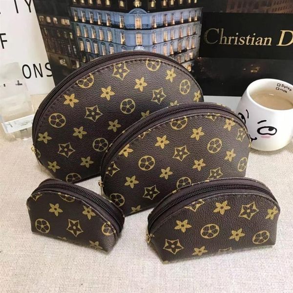 

4pcs set women cosmetic bags famous makeup bag designer travel pouch make up bag ladies cluch purses organizador toiletry bag277r