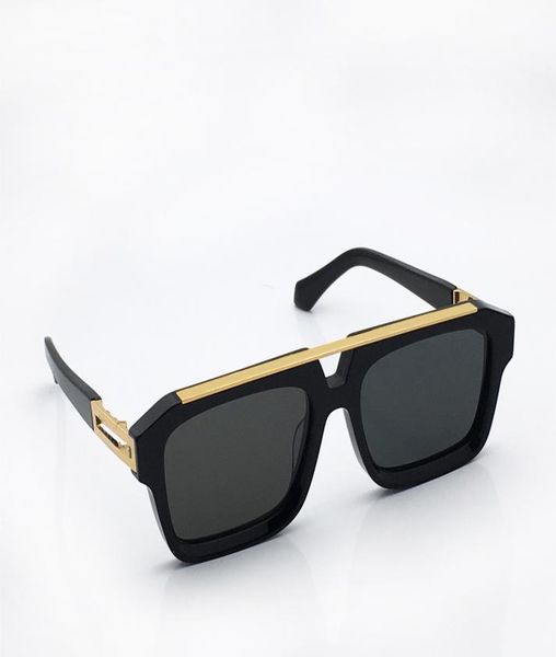 

fashion luxury designer 1801 mascot pilot square sunglasses mens classic vintage trend glasses outdoor avantgarde style eyewear a9815130, White;black