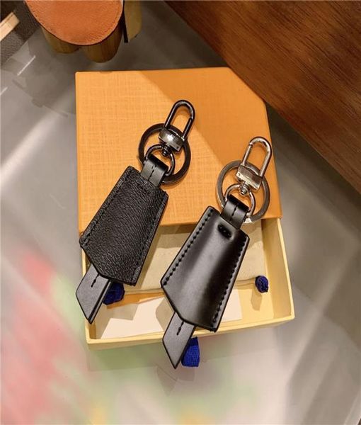 

dropship 2designers classic black pu leather car key chain rings accessories fashion keychain keychains buckle hanging decoration 4998953, Silver