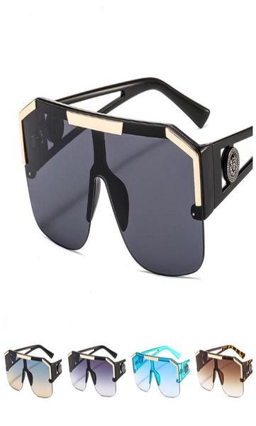 

fashion women men siamese sunglasses lion head design sun glasses goggles antiuv spectacles oversize trimming ornamenta a8390170, White;black