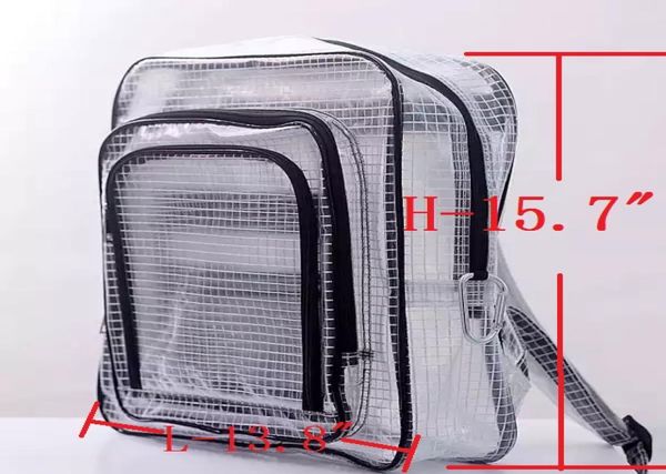 

17quot antistatic clear backpack bag cleanroom engineer bag full cover by pvc for engineer put computer tool working in cleanro5813235