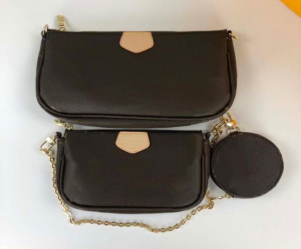 

luxurys designers women bags lady three piece satchel 4832 coin wallet messenger small postman bag slanting suitable for the fashi2932239, Red;black