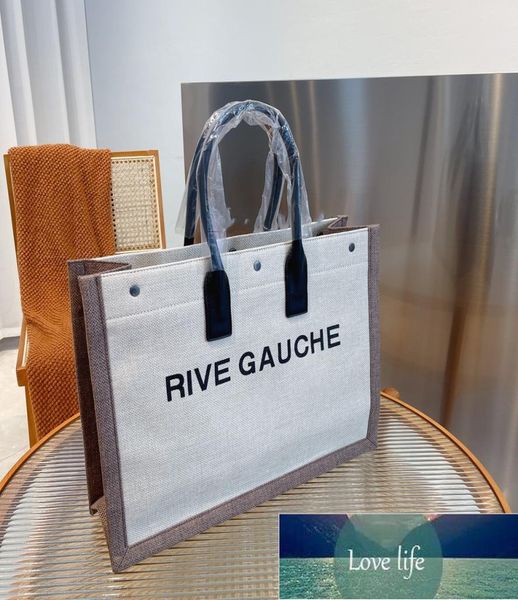 

bag tote shopping rive gauche tote bags women039s famous fashion linen large beach bag luxury designer travel cros1887703