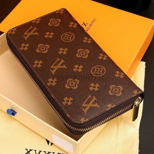 

tote designer bag luxurys wallet men pouch leather canvas credit cards slots long zipper woman wallets card holder purse clutches bag qwerty