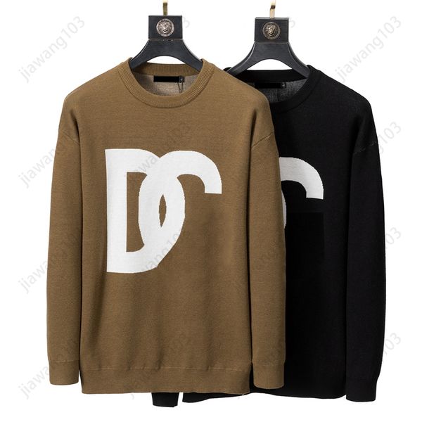 

designer sweater luxury men and women gradient jacquard letters s paris fashion t shirt street long sleeves sweaters shirt m-3xl
