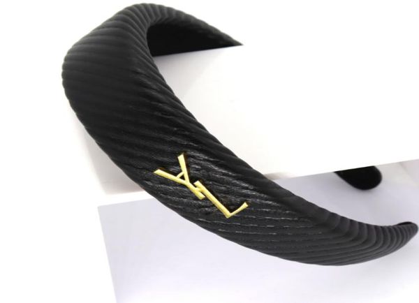 

3 colors designer hairpin headbands elastic leather hair hoop handmade retro exaggerated personality temperament headband artifici3810718, Silver