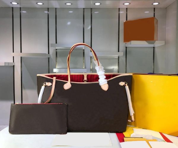 

2021 fashion brand luxury shopping bag designer never handbag flower design women039s full large capacity lattice 5320696