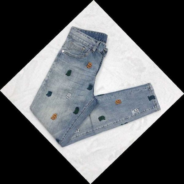 

2023oversized mens jeans designer pants tb embroidered trousers men women casual 4xl 5xl 6xl48784g7s, Blue
