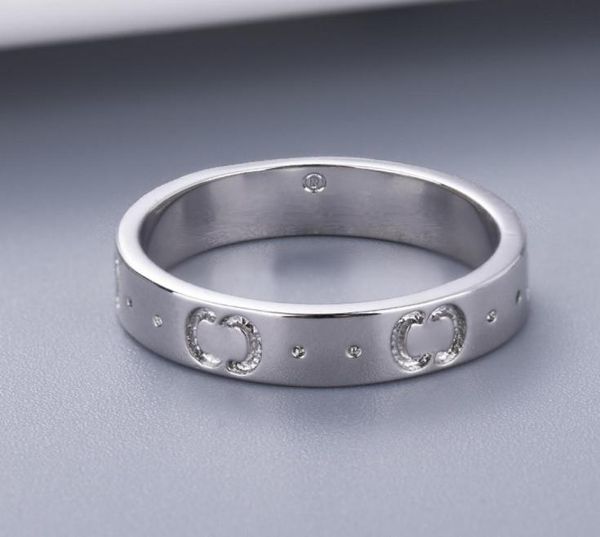 

new arrival letter crystal ring women girl letter ring fashion jewelry accessories gift for love friend2847915, Silver